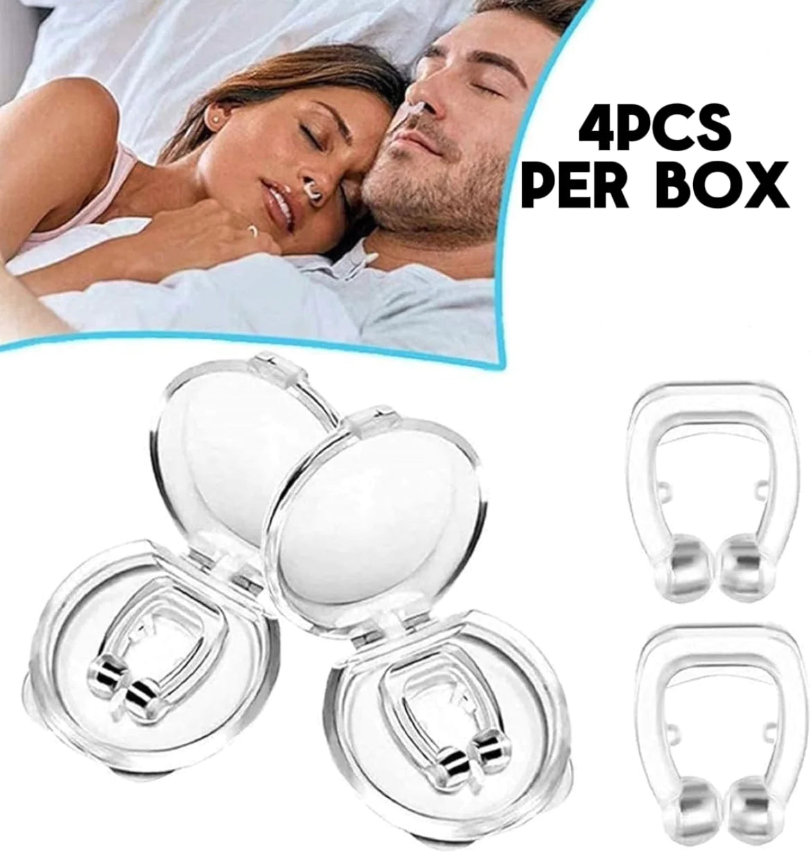 BreatheEasy™ Magnetic Nose Clips Relax & Relieve